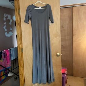 LulaRoe Solid Gray Ana Sz Medium NWT